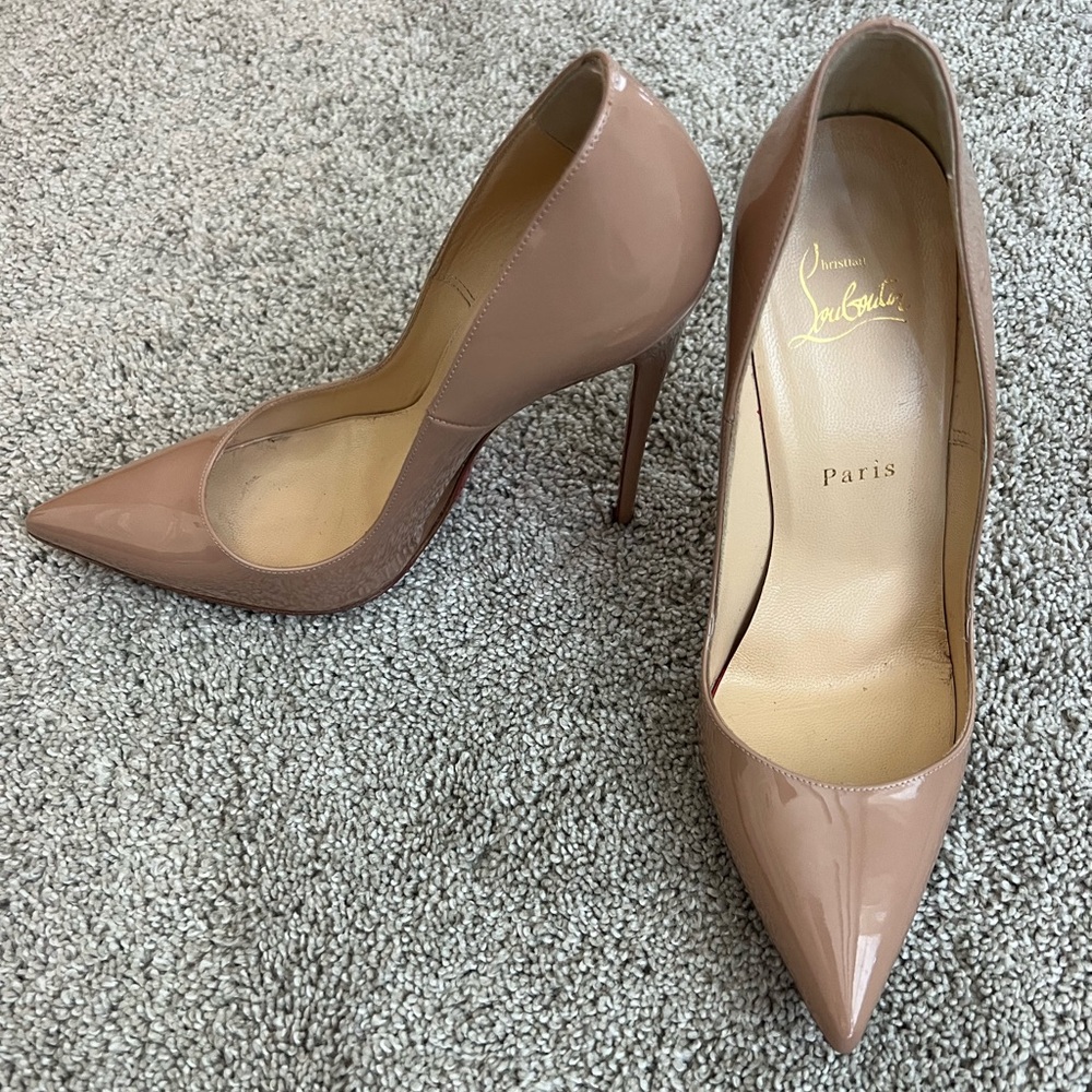 So Kate 120 nude patent heal